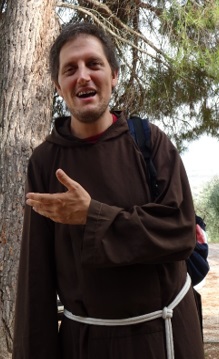 Fra Luca pedrotti, Guardiano del convento e referente PGV nel trentino, collabora con il gruppo delle 